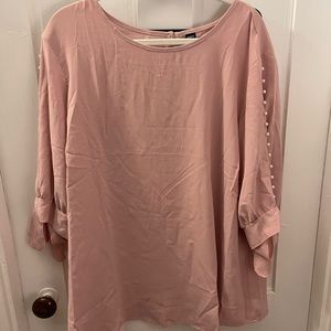 Shein Curve Pink Blouse